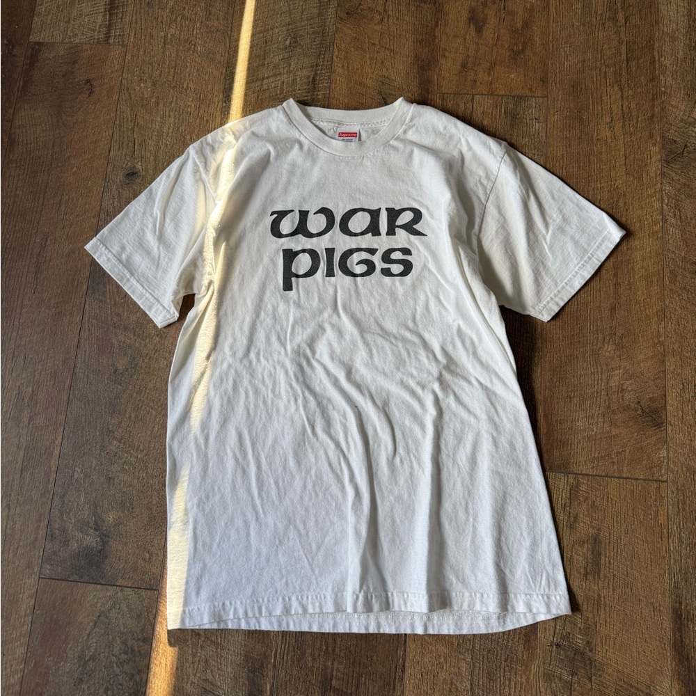 supreme black sabbath “war pigs” tshirt